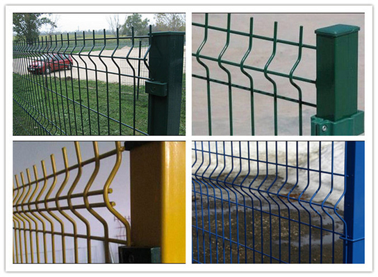 fio 3D Mesh Fence For Outdoor Decorative soldado Curvy do diâmetro de 4.0mm