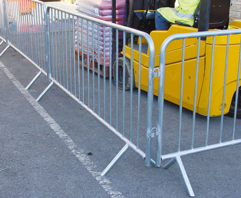 o PVC das portas das barricadas do bujão de 42mm O.D. Powder Coating Crowd revestiu