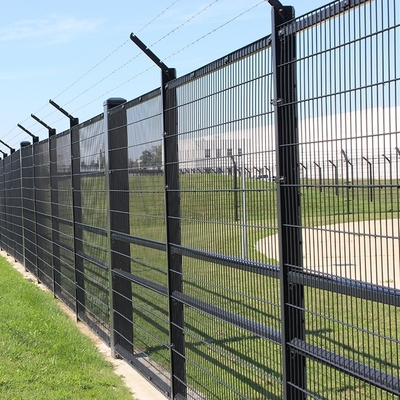 ISO9001 868 Welded Metal Fence Powder Coated Wire Fencing 50*150mm