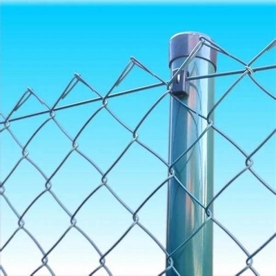 O elo de corrente Mesh Fencing do ISO da alta segurança 5 pés 6 pés 8 pés galvanizou