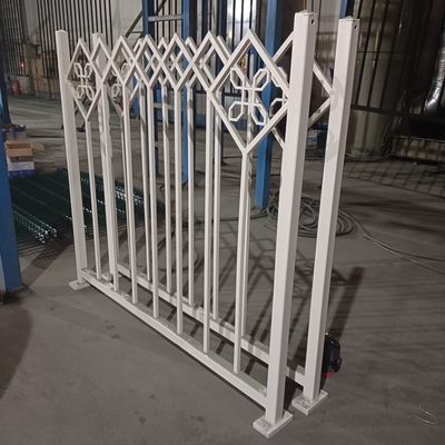 Cerca decorativa Panels do ferro forjado ISO9001 1.8x2.4m montado facilmente