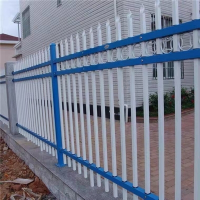 O PVC do pátio revestiu o OEM decorativo de aço galvanizado do ODM da cerca de Zine