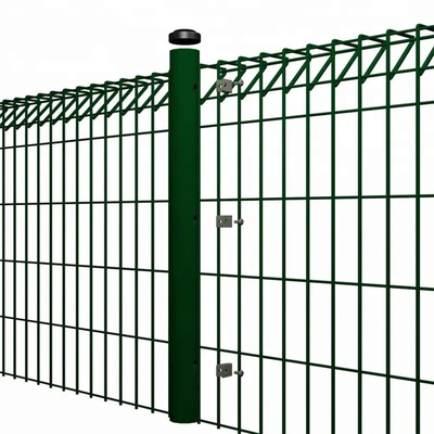 Pulverize fio soldado curvado revestido Mesh Panels de Mesh Fence 3d do fio 0.9m-2.4m