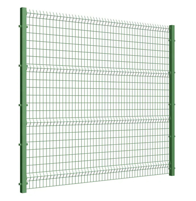 O PVC revestiu a cerca Rustproof de Mesh Fence Welded Curved Mesh do fio 3D de 2.5m