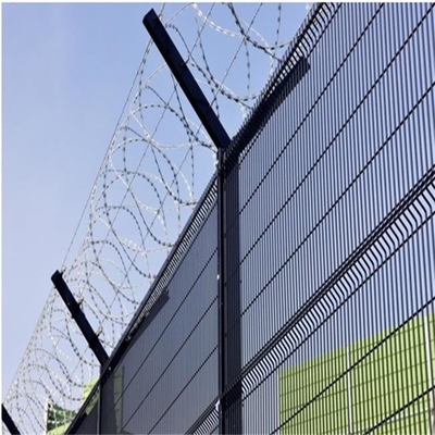 358 quentes impermeáveis de Mesh Anti Climb Prison Fence mergulhados galvanizaram