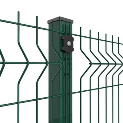 3D o fio amarelo Mesh Fence ISO9001 soldou o fio Mesh Garden Fence